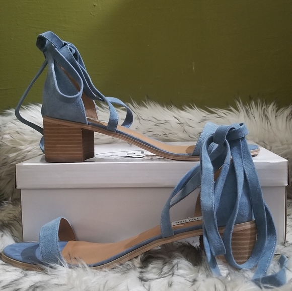 Steve Madden Gladiator Block Heel Sandals - Picture 1 of 9